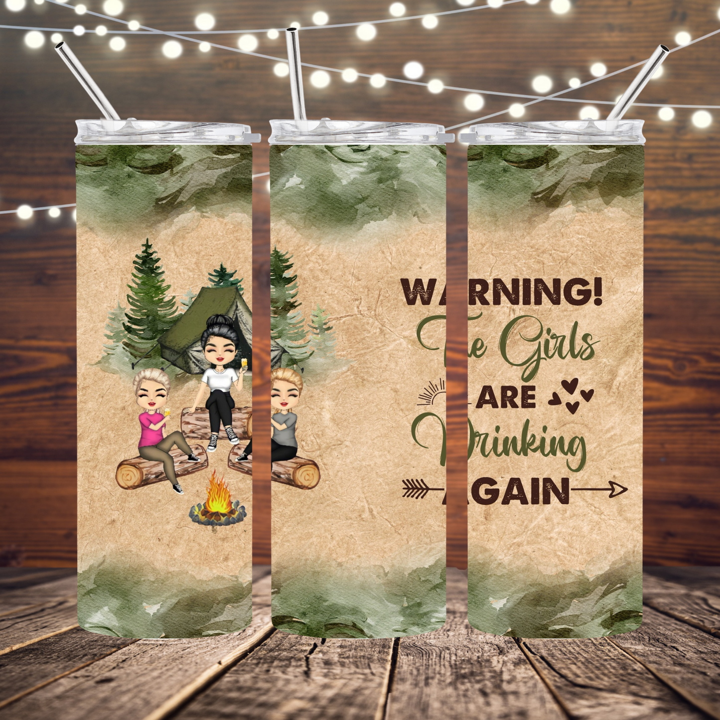 Warning! The Girls Are Drinking Again 20 oz. Tumbler