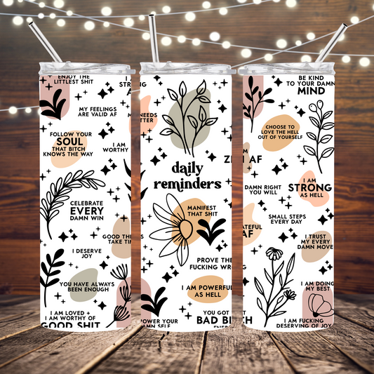 Daily Reminders 20 oz. Tumbler