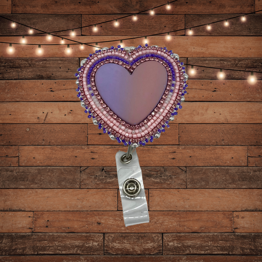 Heart Badge Reel Accessory
