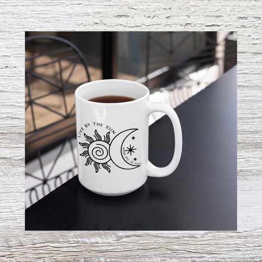 Live by the Sun Love by the Moon Coffee-Mug